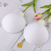 Image of Flymokoii 1 Pair/Lot Women Intimates Accessories White Round Sponge Swimsuit Pads Breast Chest Enhancers Insert for Swimwear