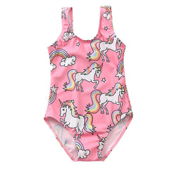 For 3~8Y Girls Swimwear New 2019 Girl swimsuit one piece Children Swimsuit Kids Tankini Bathing Suit Beachwear-ST129