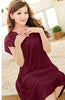 Image of Free shipping women red lace sexy nightdress girls plus size Large size Sleepwear nightgown night dress skirt Y02-4