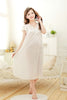 Image of Free shipping women red lace sexy nightdress girls plus size Large size Sleepwear nightgown night dress skirt Y02-4