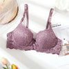 Image of Front Closure Lace Bra Beauty Back Push Up Bralette Brassiere Sexy Underwire Bra For Women Underwear Solid Color Female Lingerie