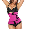 Image of HEXIN Neoprene Sauna Sweat Waist Cincher Zipper Corsets Body Shaper Abdominal Slimming Belt Tummy Trimmer Shapewear