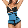 Image of HEXIN Neoprene Sauna Sweat Waist Cincher Zipper Corsets Body Shaper Abdominal Slimming Belt Tummy Trimmer Shapewear