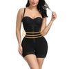 Image of HEXIN Plus Size Women Full Body Shapewear Underbust Slimming Mid thigh Shaper fajasTummy Control Seamless Postpartum Body Girdle