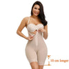 Image of HEXIN Plus Size Women Full Body Shapewear Underbust Slimming Mid thigh Shaper fajasTummy Control Seamless Postpartum Body Girdle