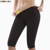 Image of HEXIN Womens Slimming Pants  Thermo Neoprene Sweat Sauna Body Shapers Fitness Stretch Control Panties Burne Waist Slim Pants