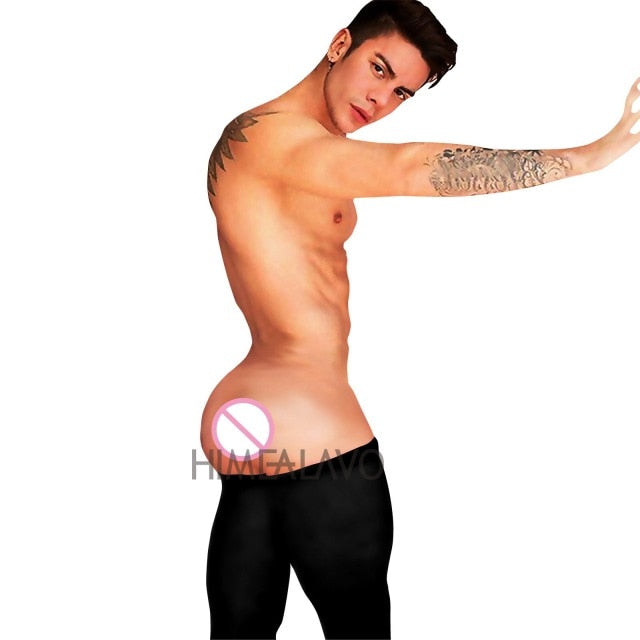 HIMEALAVO hot Sexy Gay Men's bodystocking Opaque Nylon Thigh High Stockings Male stockings 11 colors