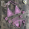 Image of Handmade Crochet Micro Bikini G Thong String Beach Micro Swimwear Sexy Lingerie Sets 2019 Hot Sale