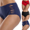 Image of Hirigin Sexy Women Swimwear Shorts High Waist Bikini Bottom 2019 New Hollow Out Plus Size Swimsuit Women Bathing Suit Shorts