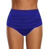 Image of Hot Bikini Big Sale Women's High Waisted Swim Bottom Ruched Bikini Tankini Swimsuit Briefs Plus Size Support purchasing
