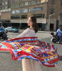 Image of Hot New 90x180cm Twill cotton Pareo 2018 Summer Cover-Ups Rectangle Wrap Scarf Swimsuit Bikini Cover Up Autumn Beach Sarong Mats
