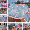 Image of Hot New 90x180cm Twill cotton Pareo 2018 Summer Cover-Ups Rectangle Wrap Scarf Swimsuit Bikini Cover Up Autumn Beach Sarong Mats