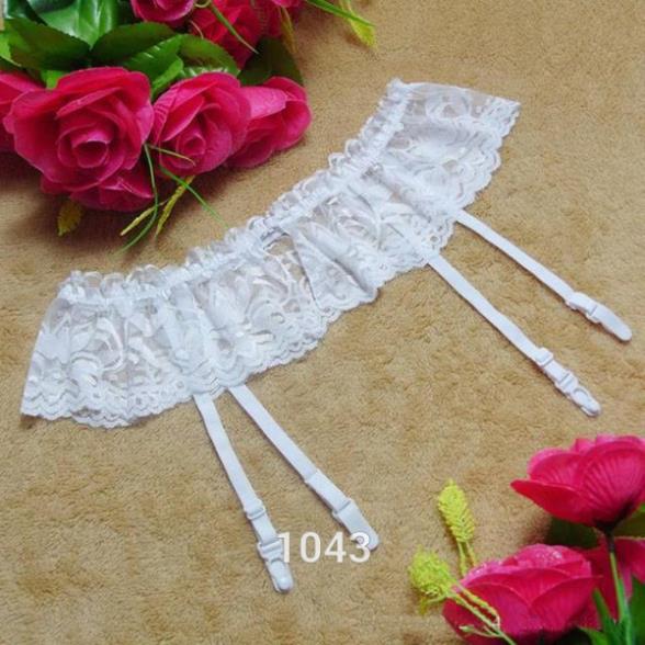 Hot Sale 4 Colors Sexy Lingeries Underwear Socks Solid Women Tracksuit Thongs Lace Stocking Suspender Dual Layer Garter Belts