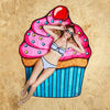Image of Hot Sales Bikini Beach Donut Cover Up Robe De Bain Swimsuit Cover Ups Pareos Beach Sarongs Mats Summer Beach Swimwear Women