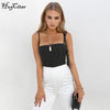 Image of Hugcitar spaghetti straps stripe slash Straight neck backless sexy bodycon bodysuit 2019 summer women fashion body