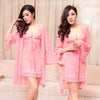 Image of Inplusni babydolls 2019 fashion women nightgown top quality lingerie nightdress sexy lace temptation  three suits women pyjama