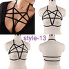 Image of Jartiyer Sexy Ladies Women Body Harness Bra Fetish Chest Bondage Lingerie Erotic Cage Bra Gothic Garter Sword Belt Suspenders