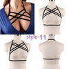 Image of Jartiyer Sexy Ladies Women Body Harness Bra Fetish Chest Bondage Lingerie Erotic Cage Bra Gothic Garter Sword Belt Suspenders