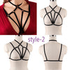 Image of Jartiyer Sexy Ladies Women Body Harness Bra Fetish Chest Bondage Lingerie Erotic Cage Bra Gothic Garter Sword Belt Suspenders