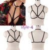Image of Jartiyer Sexy Ladies Women Body Harness Bra Fetish Chest Bondage Lingerie Erotic Cage Bra Gothic Garter Sword Belt Suspenders