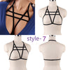 Image of Jartiyer Sexy Ladies Women Body Harness Bra Fetish Chest Bondage Lingerie Erotic Cage Bra Gothic Garter Sword Belt Suspenders