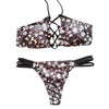 Image of KLV Leaves Bikini Women Beach May Mix and Match Women's Swimsuit Female Swimwear 2018 Bathing Suits Two Pieces Swim Suits#g4