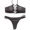 Image of KLV Leaves Bikini Women Beach May Mix and Match Women's Swimsuit Female Swimwear 2018 Bathing Suits Two Pieces Swim Suits#g4