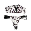 Image of KLV Leaves Bikini Women Beach May Mix and Match Women's Swimsuit Female Swimwear 2018 Bathing Suits Two Pieces Swim Suits#g4