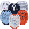 Image of Kavkas New Baby Boys Bodysuit 6 PCS 3 PCS Long Sleeve Cotton Baby Boy Girl Clothes 0-3 months Newborn body bebe Clothing