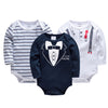 Image of Kavkas New Baby Boys Bodysuit 6 PCS 3 PCS Long Sleeve Cotton Baby Boy Girl Clothes 0-3 months Newborn body bebe Clothing