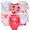 Image of Kavkas New Baby Boys Bodysuit 6 PCS 3 PCS Long Sleeve Cotton Baby Boy Girl Clothes 0-3 months Newborn body bebe Clothing