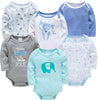 Image of Kavkas New Baby Boys Bodysuit 6 PCS 3 PCS Long Sleeve Cotton Baby Boy Girl Clothes 0-3 months Newborn body bebe Clothing