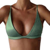 Image of LASPERAL Sexy Women Cute Girl Set Push Up U Ultrathin Padded Bandage Bikini Top Swimwear 2019 Swimsuit Solid Beachwear Top Bra