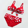 Image of LEBESI 2017 Summer New Striped Swimwear Big Plus Size Bikini DEFG Cup High Waist Push Up Sexy Female Underwire Woman Swimsuit