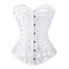 Image of Lace Corset Sexy Bustier Mesh Corselet Summer Underwear Clothing Black White Lingerie G-string Slimming Party Outfits S-2XL