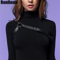 Leather Harness Body Harness Underwear Leather Belt For Women Body Strap Bra Cage Harajuku Bondage Sexy Suit Harness Lingerie
