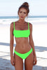 Image of Lefeel Solid Bikini Set Women Sexy Brazilian Swimsuit Bikinis Summer Tube Top Swimwear Low Waist Bathing Suit Female Biquini