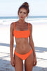 Image of Lefeel Solid Bikini Set Women Sexy Brazilian Swimsuit Bikinis Summer Tube Top Swimwear Low Waist Bathing Suit Female Biquini