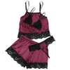 Image of Lingerie Micro Sexy Lingerie Shop Open Bra Lenceria Exotic Apparel Women Lace Passion Lingerie Underwear Nightwear 4PC Set LS*D