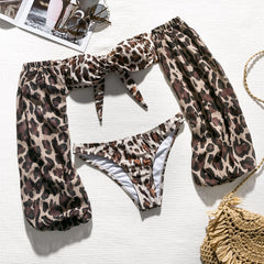 Long sleeve woman bikinis 2020 mujer bathers White bathing suit Bandeau swimwear women Sexy Brazilian swimsuit female biquinis