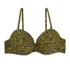 Image of M&M Women Bikini Top Ruched Print Sexy Swimsuit Tops Underwire Micro Bikini Adjustable Straps Women Push Up Girls Swimwear T602