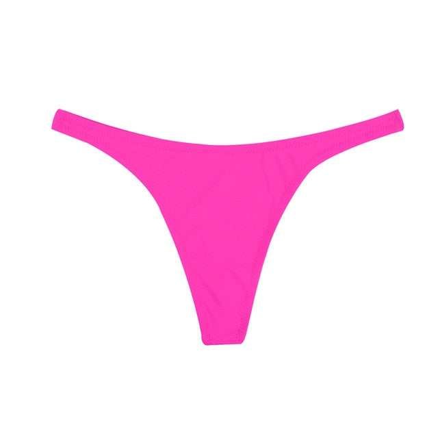 M&M Women Brazilian Bikini Bottom Micro Sport Board Shorts Girls Bikini Set Sexy Thongs 2019 Swimsuit Swim Briefs B604