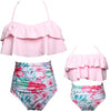 Image of Matching Family Mother Girl Bikini 2020 Swimsuit Swimwear Women Swimsuit Children Baby Kid Beach Swimwear biquini infantil