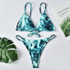 Image of Melphieer High Neck Tank Crop Top Bikini Crochet Bikinis Set Swimwear Women Swimsuit Female Beachwear 2019 Monokini Bathing Suit