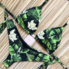 Image of Melphieer High Neck Tank Crop Top Bikini Crochet Bikinis Set Swimwear Women Swimsuit Female Beachwear 2019 Monokini Bathing Suit