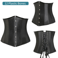 Miss Moly Gothic Underbust Sexy Corset and Waist Cincher Bustiers Top Workout Body Shaper Belt Plus Size Lingerie Corselet S-6XL