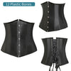 Image of Miss Moly Gothic Underbust Sexy Corset and Waist Cincher Bustiers Top Workout Body Shaper Belt Plus Size Lingerie Corselet S-6XL