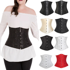 Miss Moly Gothic Underbust Sexy Corset and Waist Cincher Bustiers Top Workout Body Shaper Belt Plus Size Lingerie Corselet S-6XL
