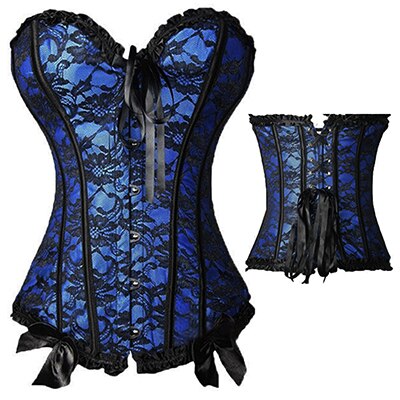 Miss Moly Women Gothic Steampunk Corset Dress Overbust Bustier Top Waist Cincher Shaper Corsets and bustiers Lingerie corselet