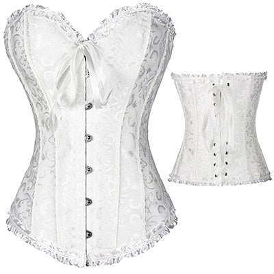 Miss Moly Women Gothic Steampunk Corset Dress Overbust Bustier Top Waist Cincher Shaper Corsets and bustiers Lingerie corselet